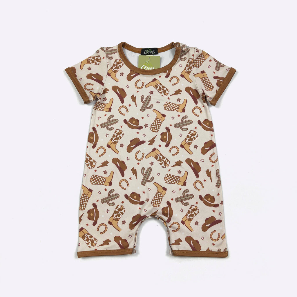 Cowboy Cutie Boy Romper