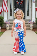Girl outfit sets & 4th July MERICA VIBES USA Set