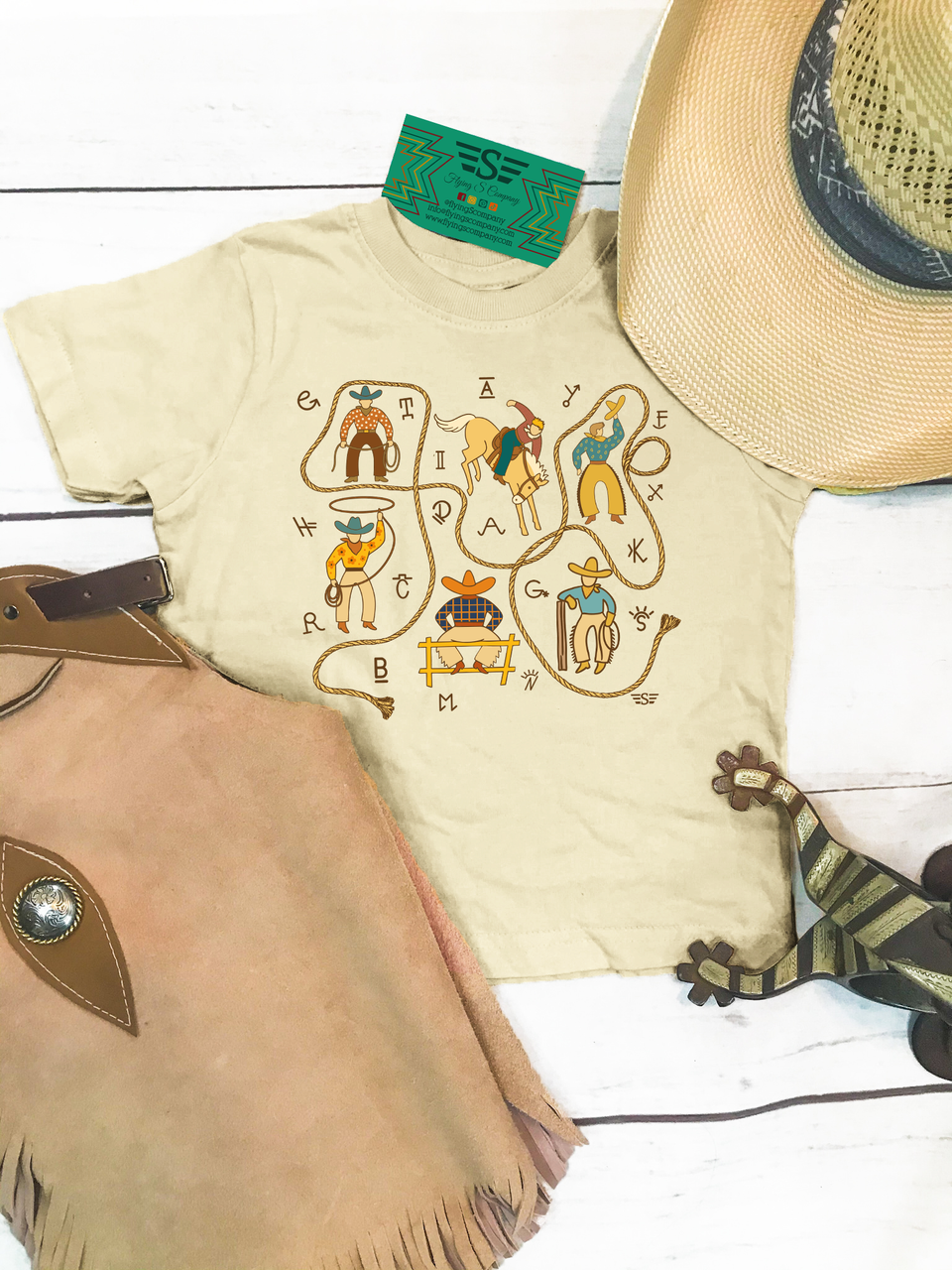 Kids Life of a Cowboy Tee