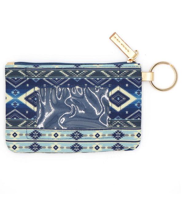 Aztec Print ID Wallet + Lanyard