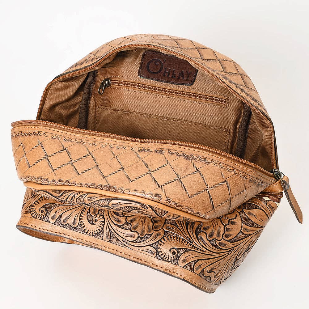 Genuine Leather Western Backpack