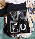 Western Ace Card- Oversized T-Shirt