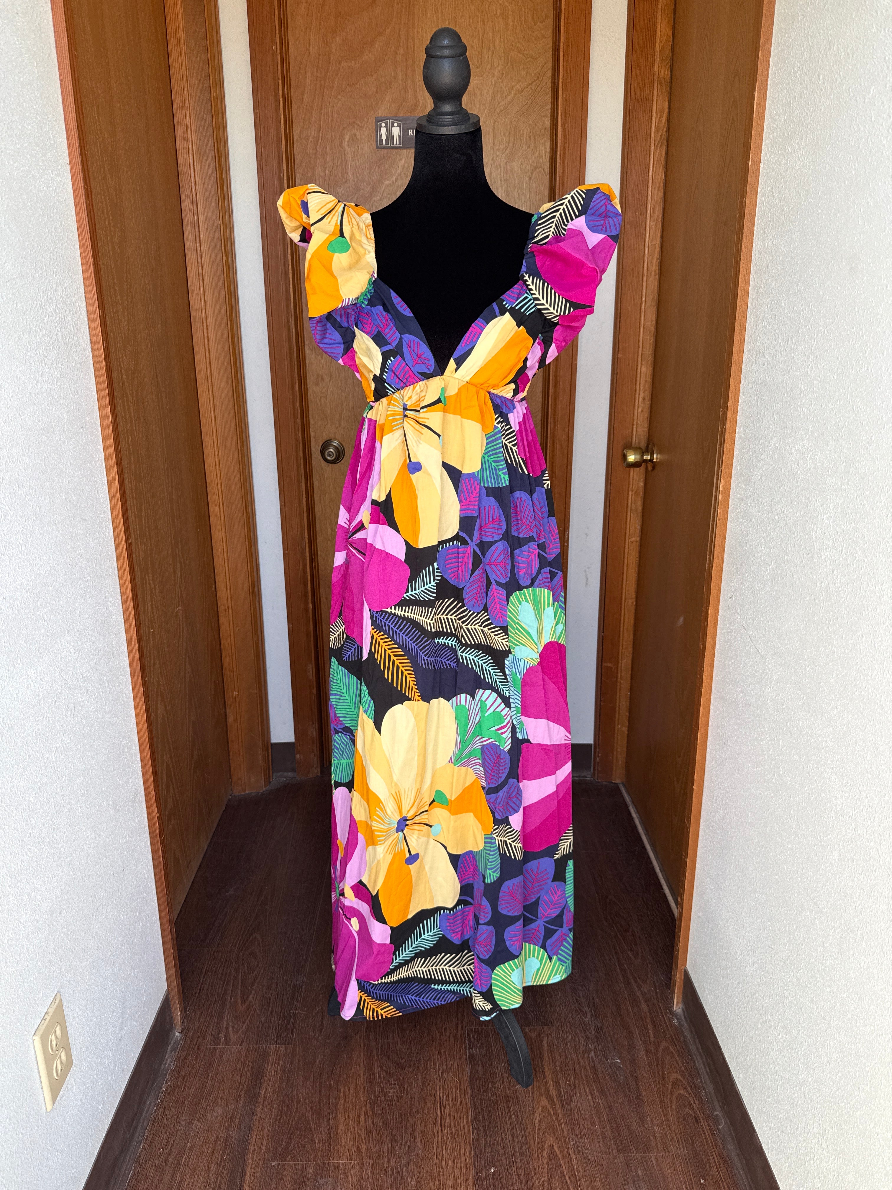 Floral Dress: Size XS