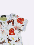 Farm Fresh Boy Romper