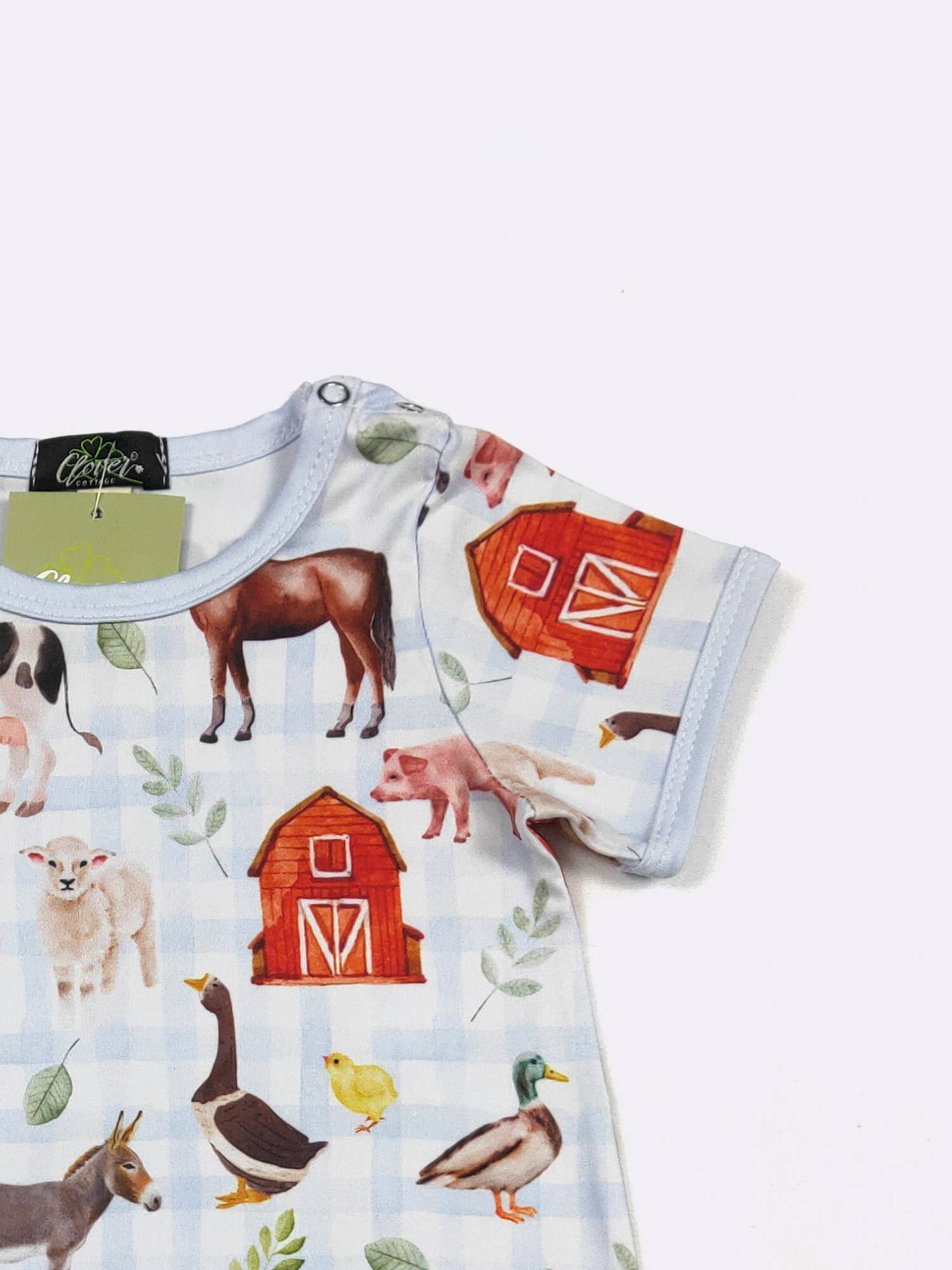 Farm Fresh Boy Romper