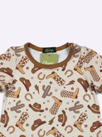 Cowboy Cutie Boy Romper