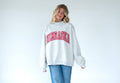 RED GINGHAM NEBRASKA GREY MOCKNECK