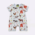 Farm Fresh Boy Romper