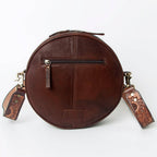 Canteen Genuine Western Leather Bag Sunflowers