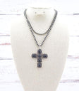 Black Cross Necklace