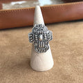 Cross Sterling Ring