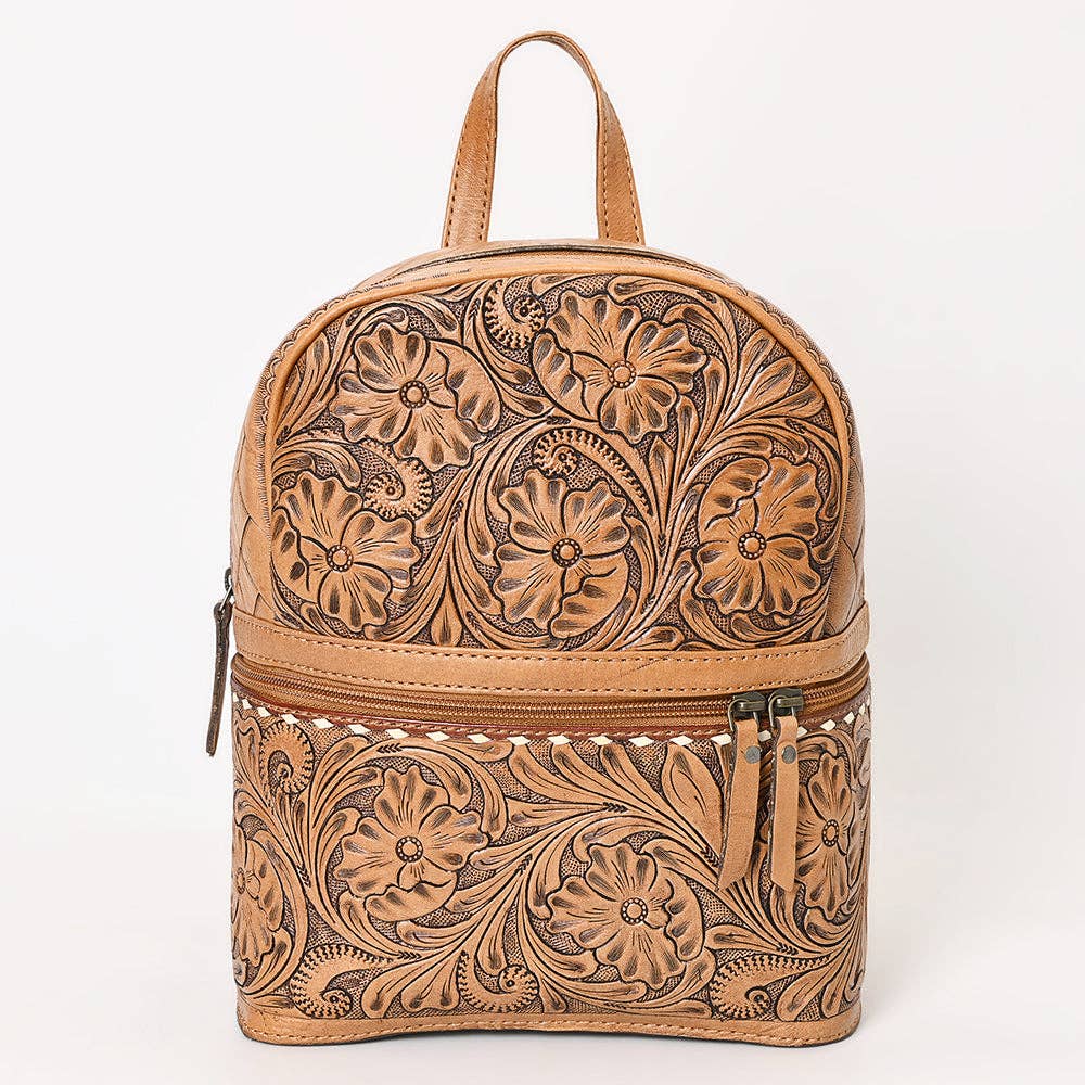 Genuine Leather Western Backpack
