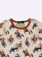 Roping Bulls Boy Romper