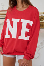 Nebraska Comfy Oversize Graphic Sweatshirt