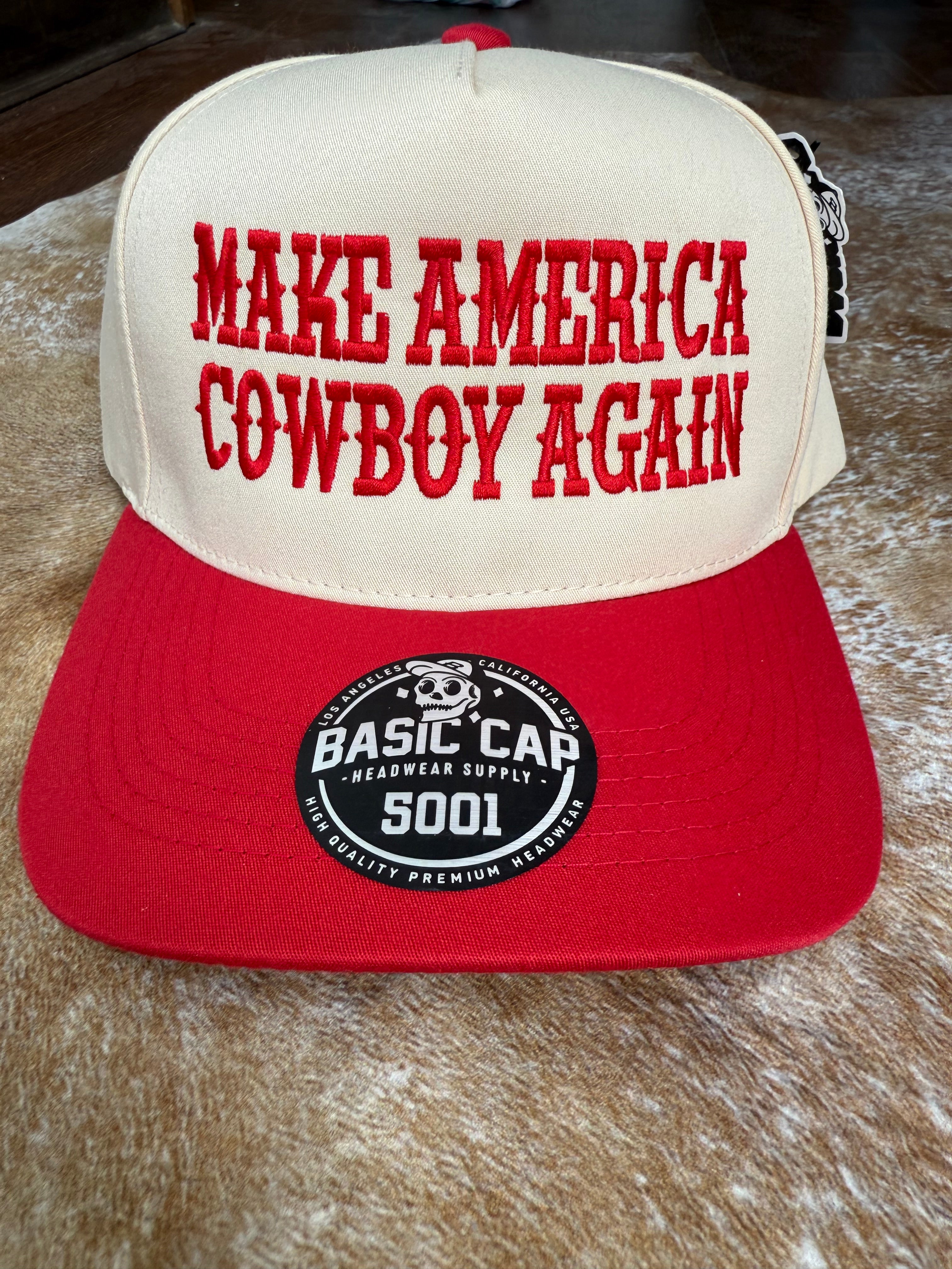 Make America Cowboy Again Hat