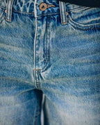 Ladies High-Waist Denim Shorts