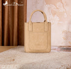 MONTANA WEST COWHIDE FRINGE TOTE CROSSBODY BAG