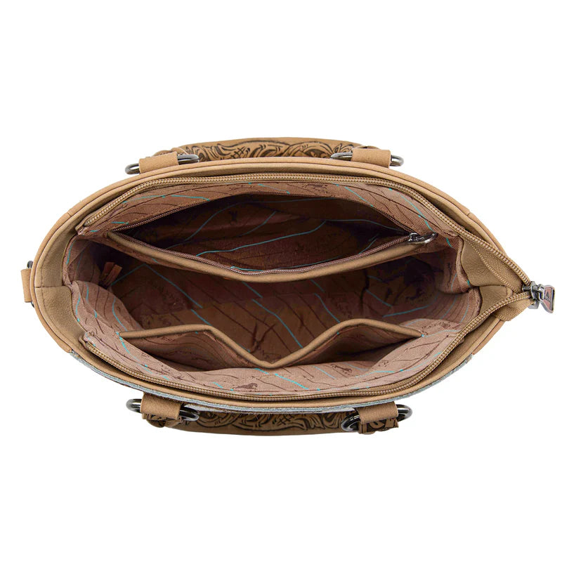 Montana West Cowhide Concealed Carry Purse