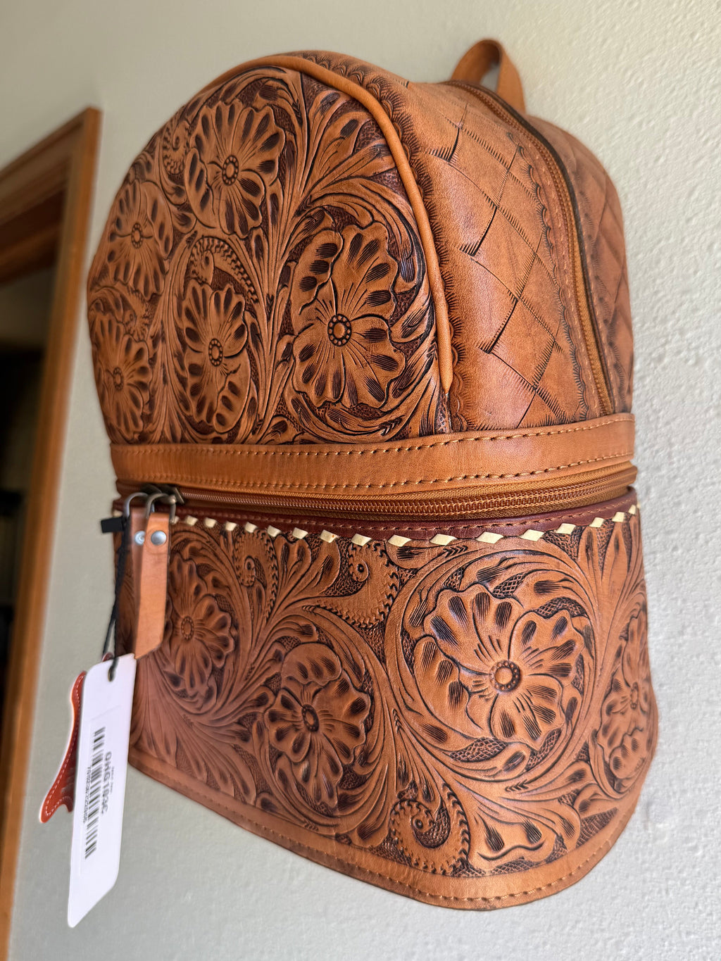 Genuine Leather Western Backpack