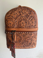 Genuine Leather Western Backpack