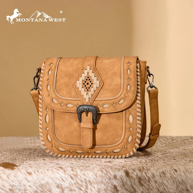 MONTANA WEST AZTEC CROSSBODY BAG