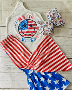 Toddler Girl USA Outfit