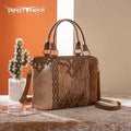 TRINITY RANCH COWHIDE CONCEALED CARRY TOTE BAG