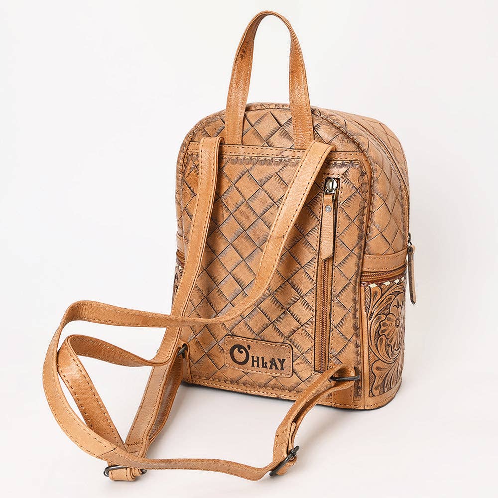 Genuine Leather Western Backpack