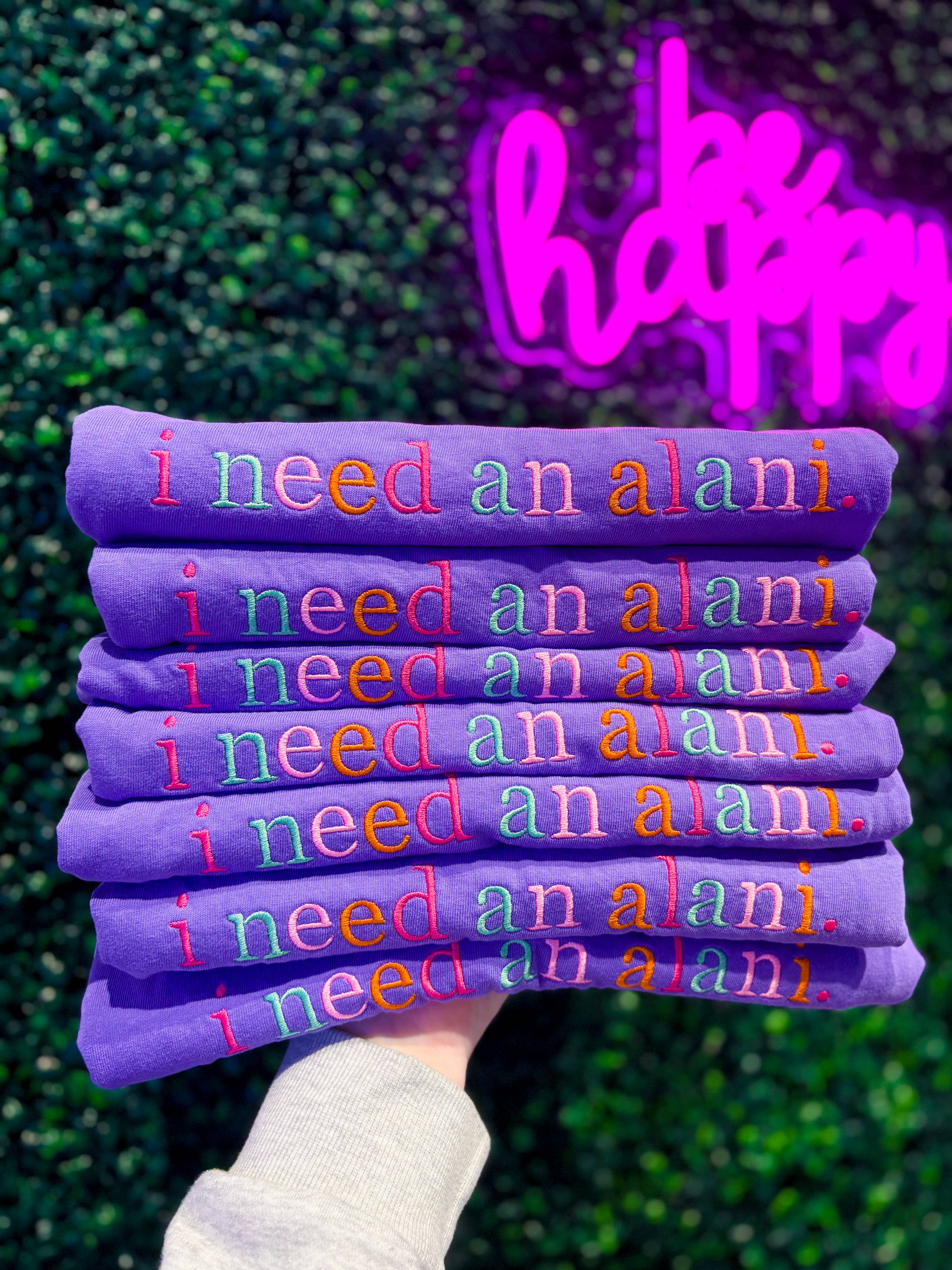 i need an alani purple T -Shirt
