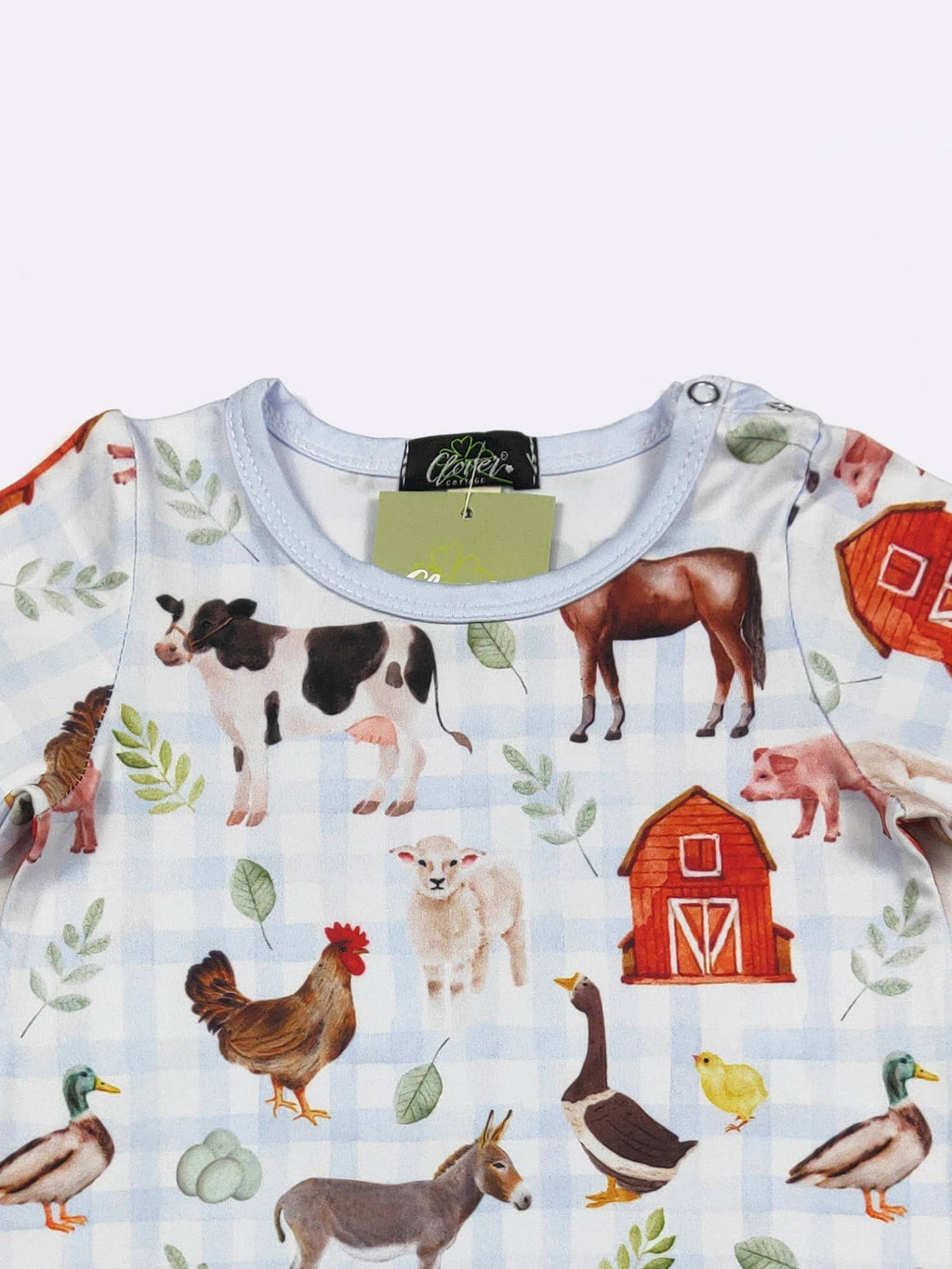 Farm Fresh Boy Romper