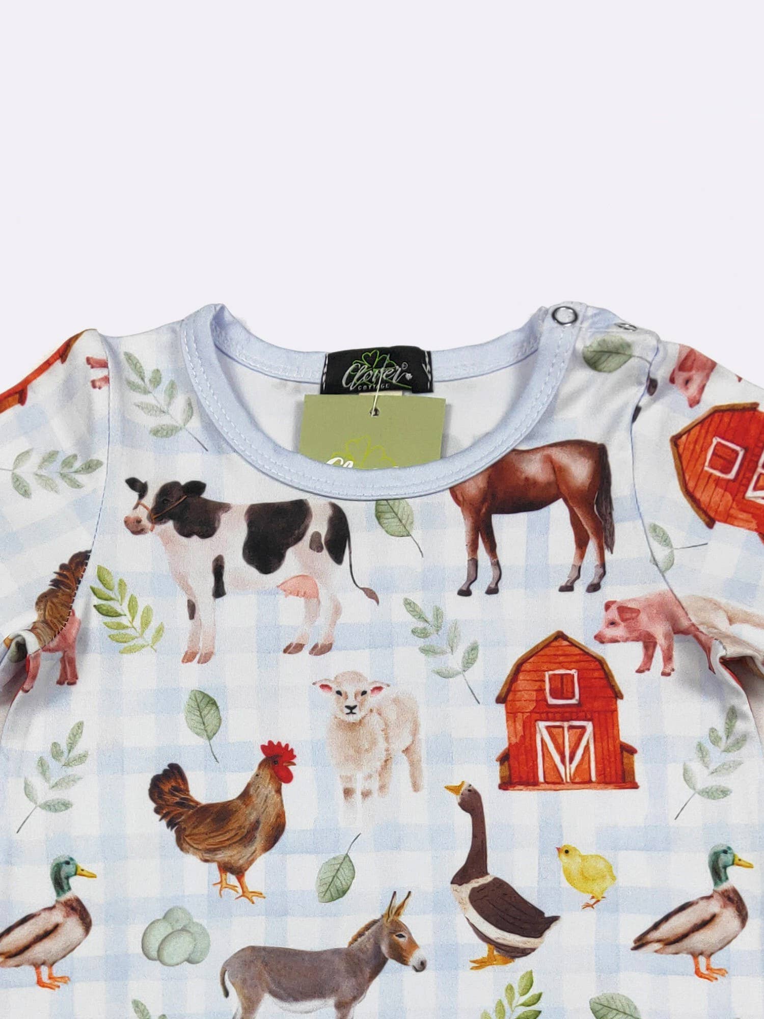 Farm Fresh Boy Romper