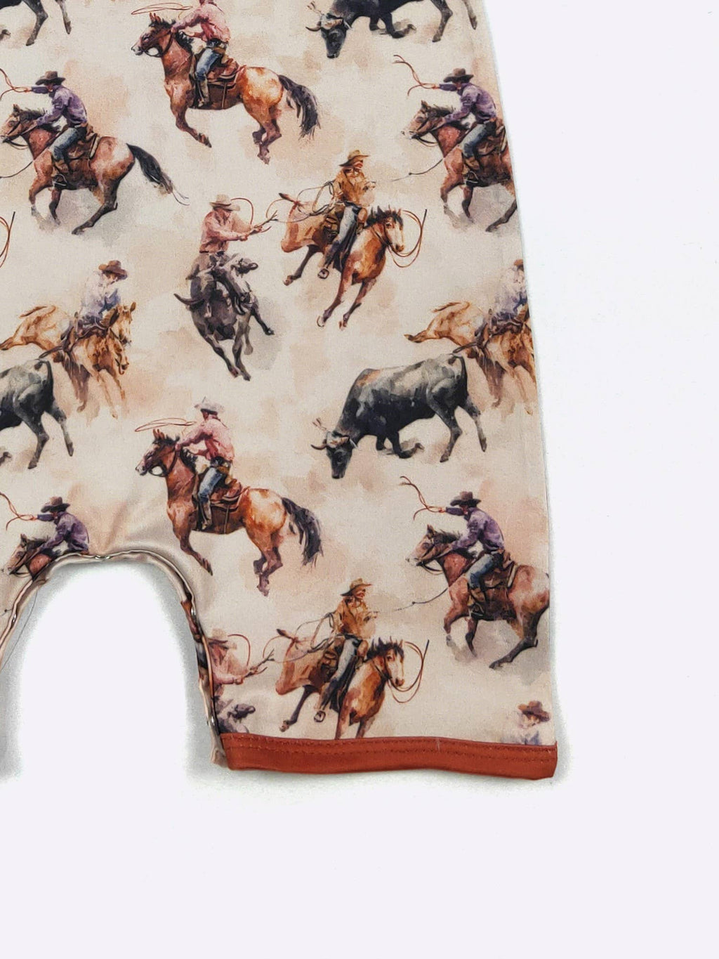 Roping Bulls Boy Romper