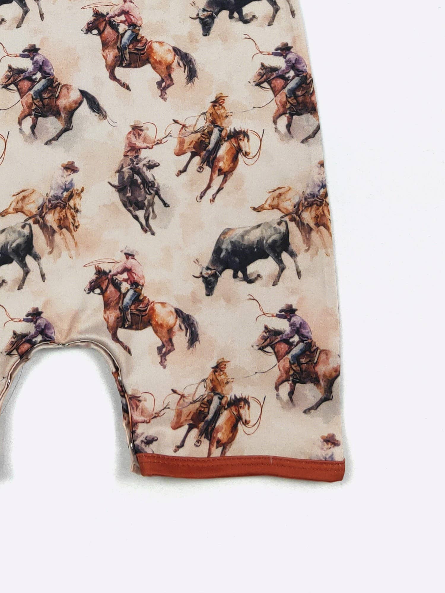 Roping Bulls Boy Romper