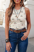 Mallard Print Tank Top | S-XL