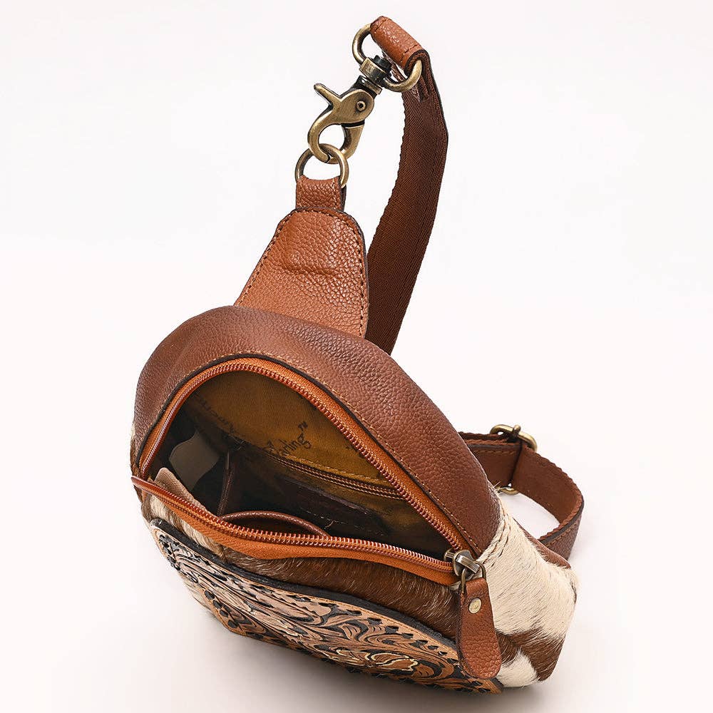 Genuine Western Leather Women Sling Bag